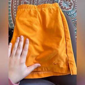 Nike DRI-FIT Orange Athletic Shorts Size M